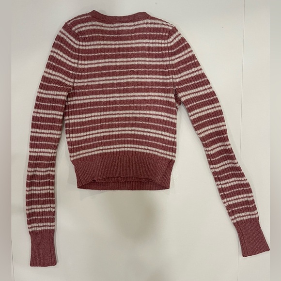 American Eagle sweater pink striped Size XXS - Picture 6 of 10